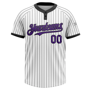 Camiseta Deportiva Personalizada de Softbol, de Manga Corta, con Dos Botones, Sólida, Transpirable, 100% Poliéster, para Club Deportivo - Product Image 6
