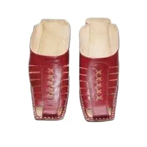 Manufacturer In India Female Red Kolhapuri Chappals For Affordable Price