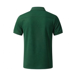 Polo Verde para Hombre, Manga Corta, Algodón, Informal, para Golf, Ropa Deportiva de Verano, Transpirable, Liso, Personalizable, Venta al Por Mayor - Product Image 2