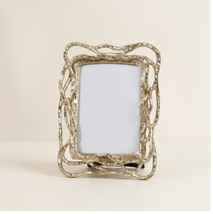 Gold Metal Branch Photo Frame Woven Irregular Shape Desk Picture Frame Tabletop Handcrafted <b>Twig</b> Frame <b>For</b> Wedding Holiday Gifts - Product Image 1