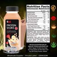 Purée de protéines de lait aux fruits (Pomme, Banane, Amande) Faible en gras, Boîte de 350ml, Haute Énergie, Sans Sucre Ajouté, Vente en Gros, OEM, ODM, Marque Privée