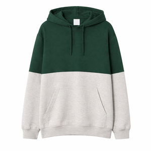 Oversized Winter Long Denim Hoodie Polyester/Cotton Windproof <b>Eco</b>-Friendly <b>Dot</b> Pattern Vintage Style ODM Supply Hoodie Unisex - Product Image 3