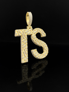 Colgante The Ice Legacy Custom Iced CZ Urban Eclipse, Chapado en Oro Rosa, con Diamantes, Estilo Hip Hop, Joyería para Hombre, Regalo - Product Image 1
