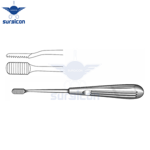 Râpe à os Lewis, longueur 19 cm / 7-1/2 pouces, largeur 15 × 8 mm, instrument chirurgical fin à une extrémité pour le ponçage et le façonnage des os - Product Image 4