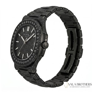 Reloj de Lujo para Hombre con Esfera Cuadrada Negra y Diamantes de Imitación, Joyería Hip Hop, Correa de Cristal de 20mm, Reloj de Alta Gama - Product Image 4