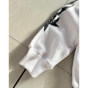 Sweat à capuche surdimensionné pour homme 100 % coton, personnalisé avec logo, épais, délavé à l'acide, avec fermeture éclair et épaules tombantes - Product Image 4