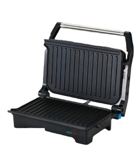 Machine à sandwich électrique double face automatique de qualité supérieure en acier inoxydable Presse antiadhésive pour collations Petit-déjeuner Maison compacte - Product Image 1