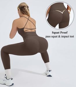 Ensemble de vêtements de sport pour femmes, leggings côtelés élégants, soutien-gorge de sport à maintien élevé - Product Image 5