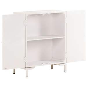 Aparador de Madera Maciza de Mango de 23.6''x11.8''x29.9'' - Mueble de Almacenamiento Elegante y Duradero - Product Image 4