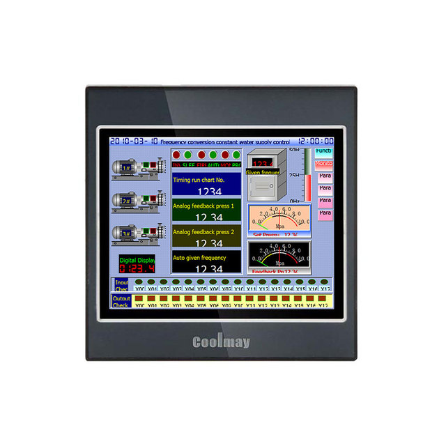 3.5 Inch Industrial Control HMI Touch Flexible Lcd Display Panel with RS232/RS485 Interface LCD Module