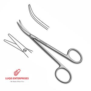 กรรไกรตัดจมูกโค้งด้านข้าง Cinelli ขนาด 11.5 ซม. อุปกรณ์ผ่าตัดเสริมจมูก - Product Image 4