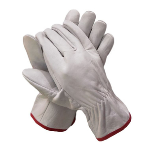 Gants de travail confortables en cuir véritable pour l'entretien et la réparation en extérieur en hiver, respirants, pour le cyclisme - Product Image 3
