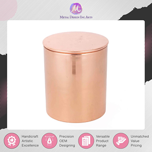 Última Llegada al Mercado, Superventas, Calidad Premium, Portavelas de Cobre Color Oro Rosa para Hacer Velas de Cera de Soja a Bajo Precio - Product Image 4
