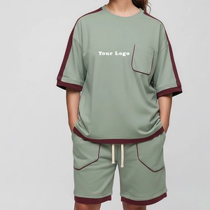 Women Summer Clothes 2026 Lounge Cotton Two Piece <b>Set</b> Hot Selling Solid Color Sleeveless Tank Tops and Short Women's <b>Sets</b> - Product Image 1