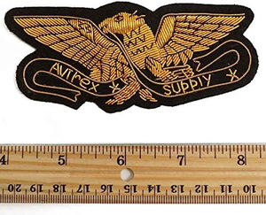 En gros, prix bas : Badges et écussons maçonniques en dentelle brodée à la main avec fil de soie, logo personnalisé en PU, pour insignes maçonniques - Product Image 3