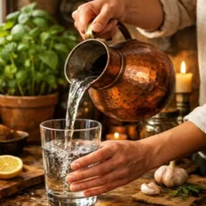 Copper Jug Urban Wellness <b>Collection</b> with Glass Bulk Export Manufacturer India - Product Image 1