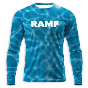 Vêtements de pêche pour hommes de haute qualité sur mesure en gros, 100% polyester, séchage rapide, respirant, t-shirts de pêche à manches longues - Product Image 3