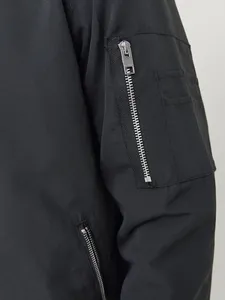 High Quality Winter Quilted <b>Flight</b> <b>Jacket</b> Customized Logo Wholesale <b>Men's</b> Cropped Pilot <b>Flight</b> Bomber <b>Jackets</b> - Product Image 5