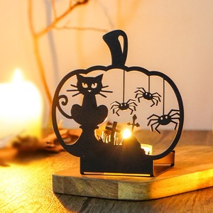 Candélabre en métal orné – Porte-bougie décoratif pour tables de luxe - Product Image 5
