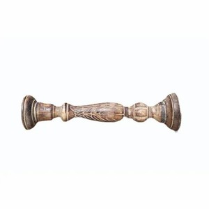 Juego de Portavelas Espirales de Madera de Teca, Decoración Artesanal para el Hogar, Venta al Por Mayor - Product Image 2