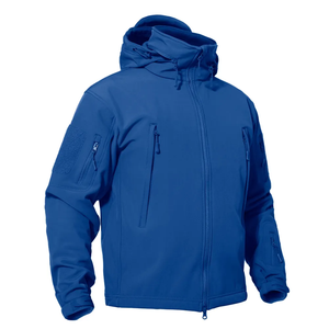 Men's Winter Thick Zipper Canvas Windbreaker Hooded <b>Quilted</b> <b>Jacket</b> Waterproof Breathable <b>Pattern</b> for Cycling Running OEM Service - Product Image 1