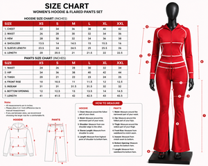 Conjunto Deportivo Personalizado para Mujer, Sudadera Roja con Capucha y Pantalones Acampanados, Ropa Deportiva de Dos Piezas, Marca Privada, Proveedor de Ropa al Por Mayor - Product Image 4