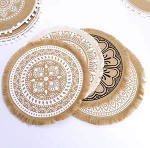 Posavasos de Yute Natural Premium, Duradero y Sostenible, para Bebidas, Accesorios de Cocina al por Mayor - Product Image 4