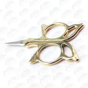 Blade Hair Dressing Shears Sharp Tip Rubber Handle Hairdresser Use Vintage <b>Sewing</b> Fancy Embroidery <b>Scissors</b> Fancy <b>Scissors</b> - Product Image 6