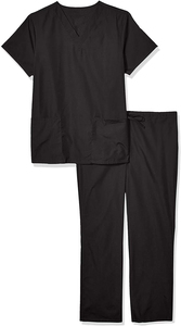 Custom Fit Women Medical <b>Scrub</b> <b>Set</b> V Neck Hospital Uniform Doctor Nurse Work Suit High Quality Women V Neck <b>Scrubs</b> <b>Set</b> Medical - Product Image 4