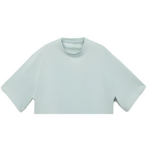 Camiseta de Manga Corta Casual para Hombre, Talla Grande, Transpirable, Bordada, Ecológica, 100% Algodón Orgánico, Tejido Worsted - Product Image 3