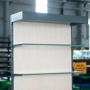 Heavy Duty Tempered Glass Back <b>Showcase</b> | Floating Shelf Retail Display for Phone & Cosmetic Shops | Customizable OEM Accepted - Product Image 5