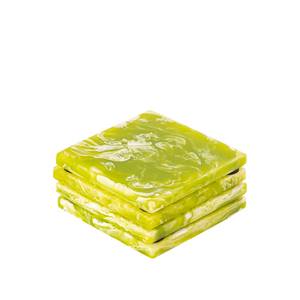 Sous-verres carrés en liège marbré foncé Bestsub UniSub, supports vierges pour sublimation personnalisés avec boîte, vente en gros de tapis et de supports pour la décoration intérieure - Product Image 3
