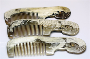 Peine de Cuerno de Vaca Hecho a Mano, Suave y Antiestático, para Salón Profesional, Spa y Mercado de Regalos - Product Image 6