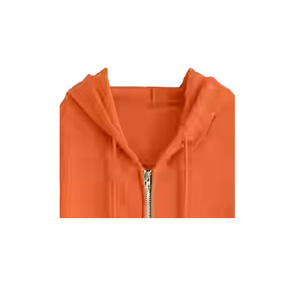 Sweat-shirts surdimensionnés personnalisés pour femmes en coton/fibre de bambou, en toile, décontractés, écologiques, respirants, coupe-vent, gaufrés - Product Image 4