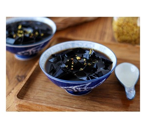 เจลลี่หญ้าดำธรรมชาติสำหรับใช้เป็นท็อปปิ้งเครื่องดื่มและของหวาน - Product Image 2