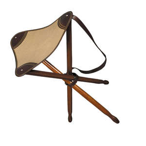 Silla Plegable Portátil de Cuero de Alta Calidad para Caza, con Marco de Acero Inoxidable, para Caminar, Hacer Senderismo, Pescar y Actividades al Aire Libre - Product Image 2