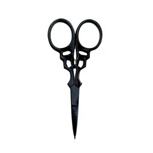 Ciseaux à cuticules Tegra Surgical OEM personnalisables en acier inoxydable de couleur, avec logo, 9 cm, manche élégant brodé - Product Image 1