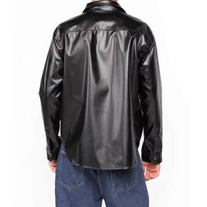 Chemise à manches longues en mélange de coton pour homme, chemise habillée formelle à boutons pour homme, chemise de travail respirante à manches longues pour homme - Product Image 3