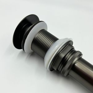 Tappo a scomparsa in acciaio inox 304 per scarico lavabo senza troppopieno, per lavabo da appoggio, lavabo da incasso e applicazioni a pavimento - Product Image 3