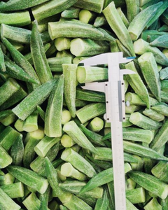Okra congelée du Vietnam de haute qualité / Couleur verte naturelle et texture tendre - Product Image 1