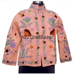 Blouson Bomber Vintage à Motifs Floraux Printemps-Été Multi-Saisons 100% Coton Respirant Séchage Rapide Design Dessiné à la Main Écologique - Product Image 6