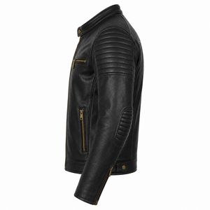 LAZIB SPORTS Unisex Winter Motorcycle Jacket Natural Cowhide Leather Breathable Quick Dry Ventilation Biker Touring Racing - Product Image 3