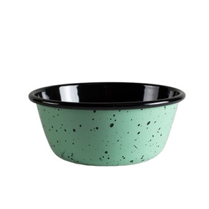 Grand bol à dîner rond en émail métallique personnalisé pour la décoration de la maison, des hôtels et des fêtes, qualité supérieure, utilisation standard - Product Image 1
