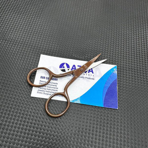 Tijeras de Bordado de Acero Inoxidable de 3.5 Pulgadas con Recubrimiento Marrón, Punta Fina, para Costura, Manualidades y Corte de Hilo - Product Image 2