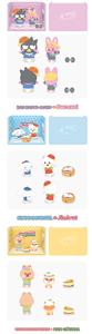 Stray Kids ROOM FIGURE-SKZOO X SANRIO CHARACTERS Llavero de Papel y Plástico de Música Pop Infantil (Coreano) - Product Image 4