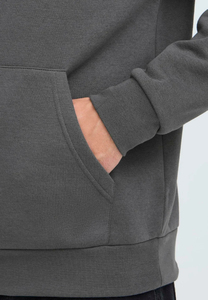 เสื้อสเวตเชิ้ตมีฮู้ดสีเทาชาร์โคลสำหรับผู้ชาย ทรงปกติ แขนยาว มีเชือกปรับได้ที่ฮู้ด และกระเป๋าจิงโจ้ - Product Image 3