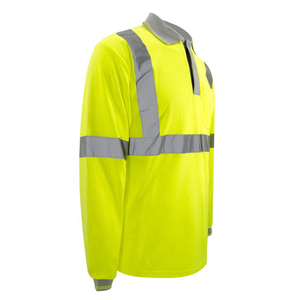 Men Night Working Security Construction <b>T</b>-<b>shirts</b> Workshop Safety Uniform Custom Long Sleeve <b>Hi</b> <b>Vis</b> Reflective <b>Shirts</b> - Product Image 3