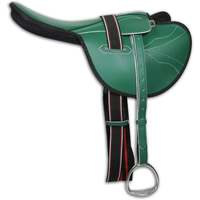 BLUHORSE Selle d'équitation anglaise synthétique de haute qualité personnalisable pour l'entraînement, ensemble complet nickelé