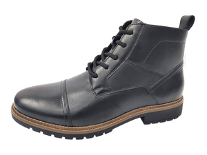 Botas Chukka de Tobillo para Hombre, de Cuero Genuino, con Cordones, Punta Redonda, Suela de Goma Antideslizante, Entresuela de EVA, para Todas las Temporadas - Product Image 5