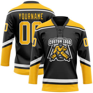 Camiseta de Hockey Sublimada para Equipo, 100% Poliéster, Ropa Deportiva Casual de Manga Larga, Sudadera con Diseño Personalizado para Uso en Equipo - Product Image 2